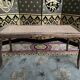 Piano bench in cannage
