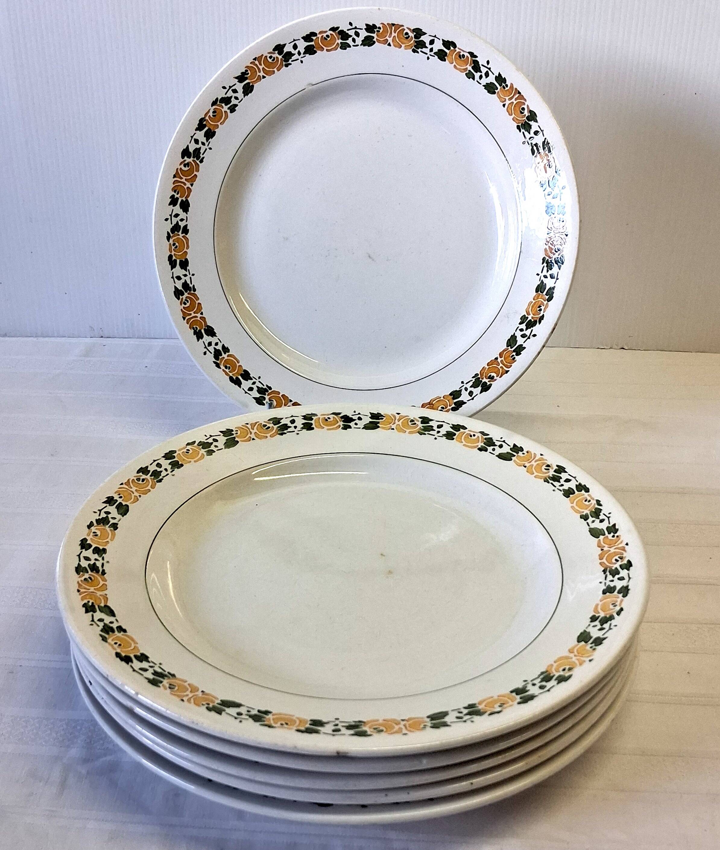 6 Villeroy & Boch dinner plates in good condition