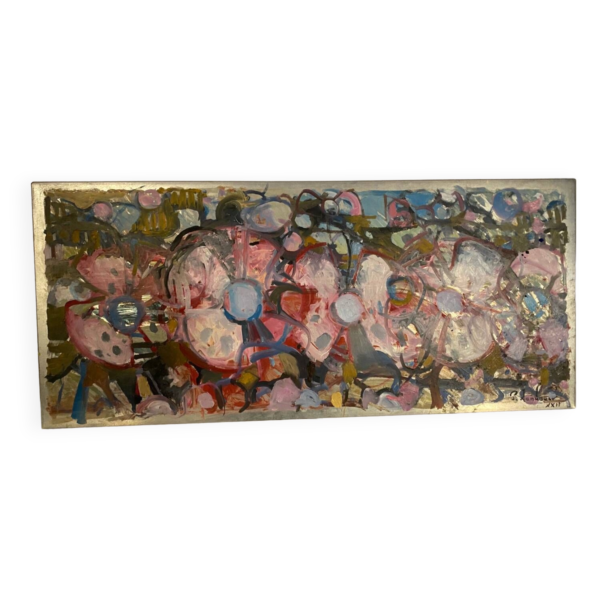 Abstract still life signed Landauer