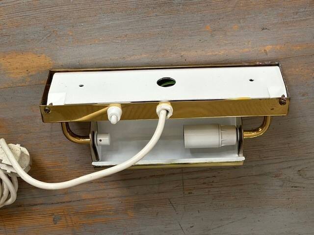 Brass wall light - early 20th century - Sweden