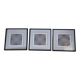 Triptyque Vintage Art Optique Vasarely