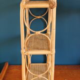 Rattan shelf