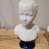 Signed children's busts