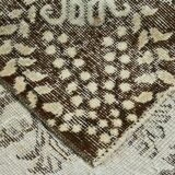 6x9 Light Green & Beige Turkish Vintage Rug, 173x267Cm