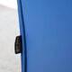 Montis Charly blue leather arm chair, 1980s
