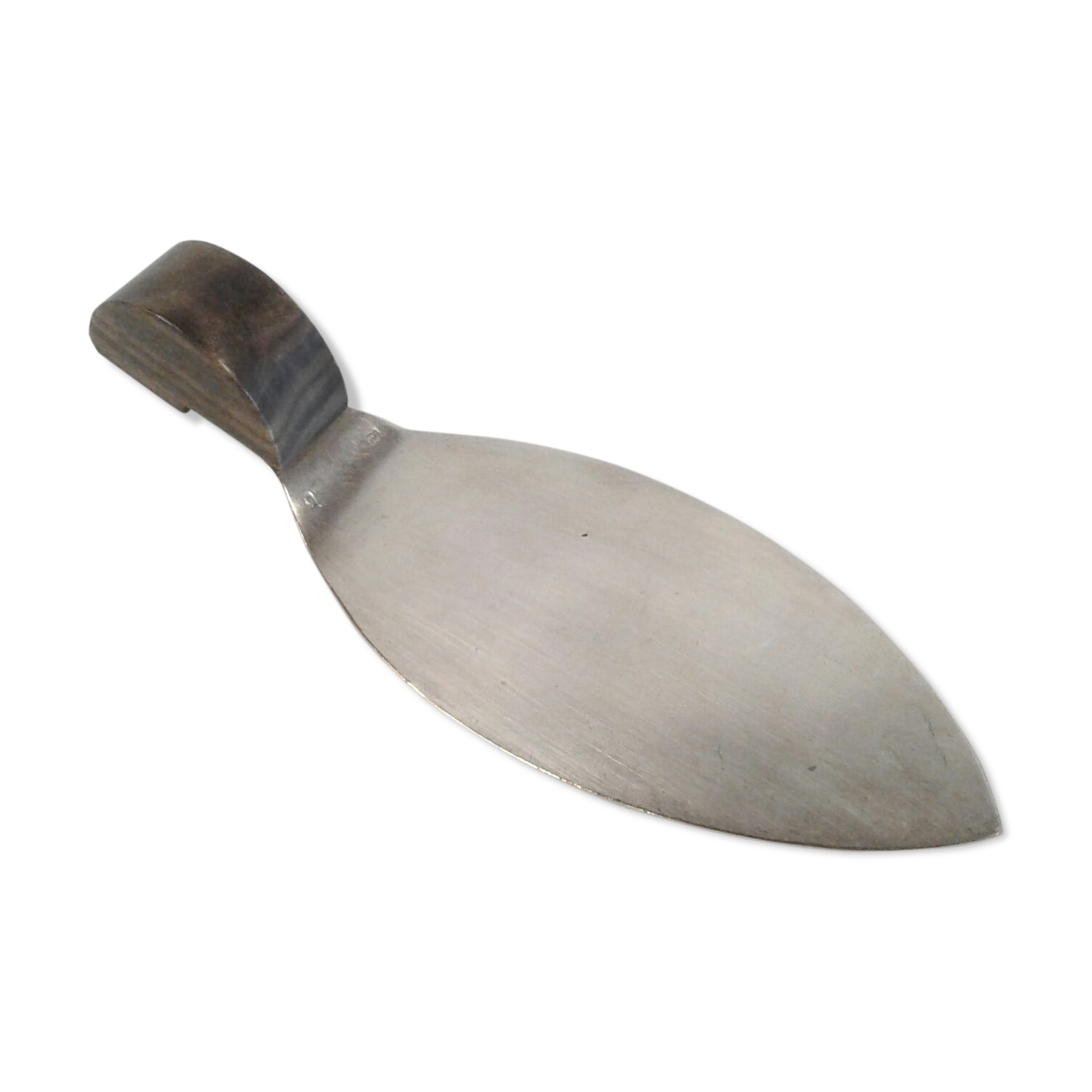 Art deco silver metal pie shovel