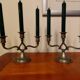 Pewter candlesticks