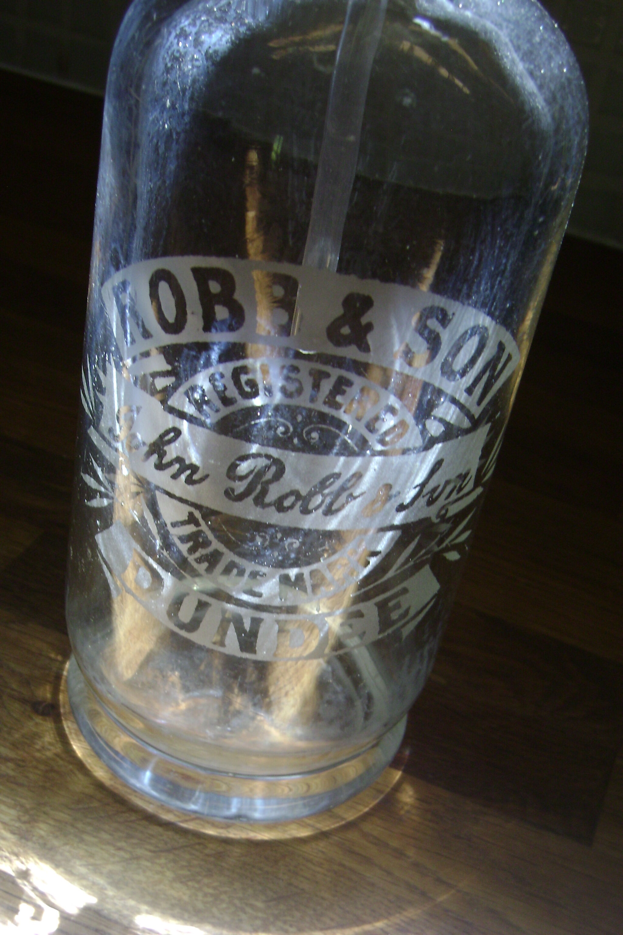 Vintage English siphon bottle