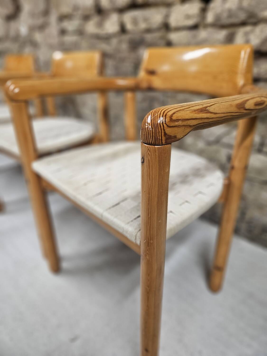 Lot of 6 Rainer Daumiller armchairs