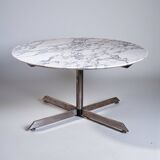 Calacatta marble Super Malta table, Roche Bobois, 1980s