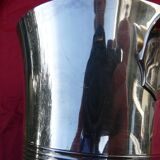 Art-deco ice bucket silver-plated metal art deco period reneka