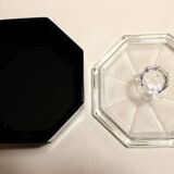 Arcoroc black "Octime" coffee service