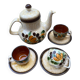 Ensemble à café/thé Boch La Louvière modèle Corfu