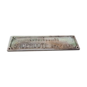 ancienne plaque