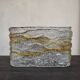 Rectangular wall in textured glass