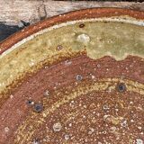 Set sandstone plates and faience Longchamps-head to head 2 people-70s