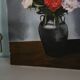 Painting Bouquet, still life, signed Marlier