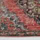 Classic Pattern Red & Green Vintage Runner Rug, 104x344Cm