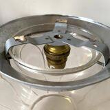 Art Deco ceiling light in frosted glass and gilding