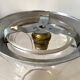 Art Deco ceiling light in frosted glass and gilding