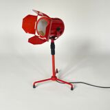 Vintage red cinema projector lamp 1970