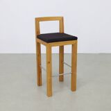 5x Bar Stool in Massive Wood by Göhring