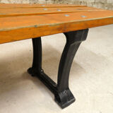 Old wooden-metal bench