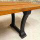 Old wooden-metal bench