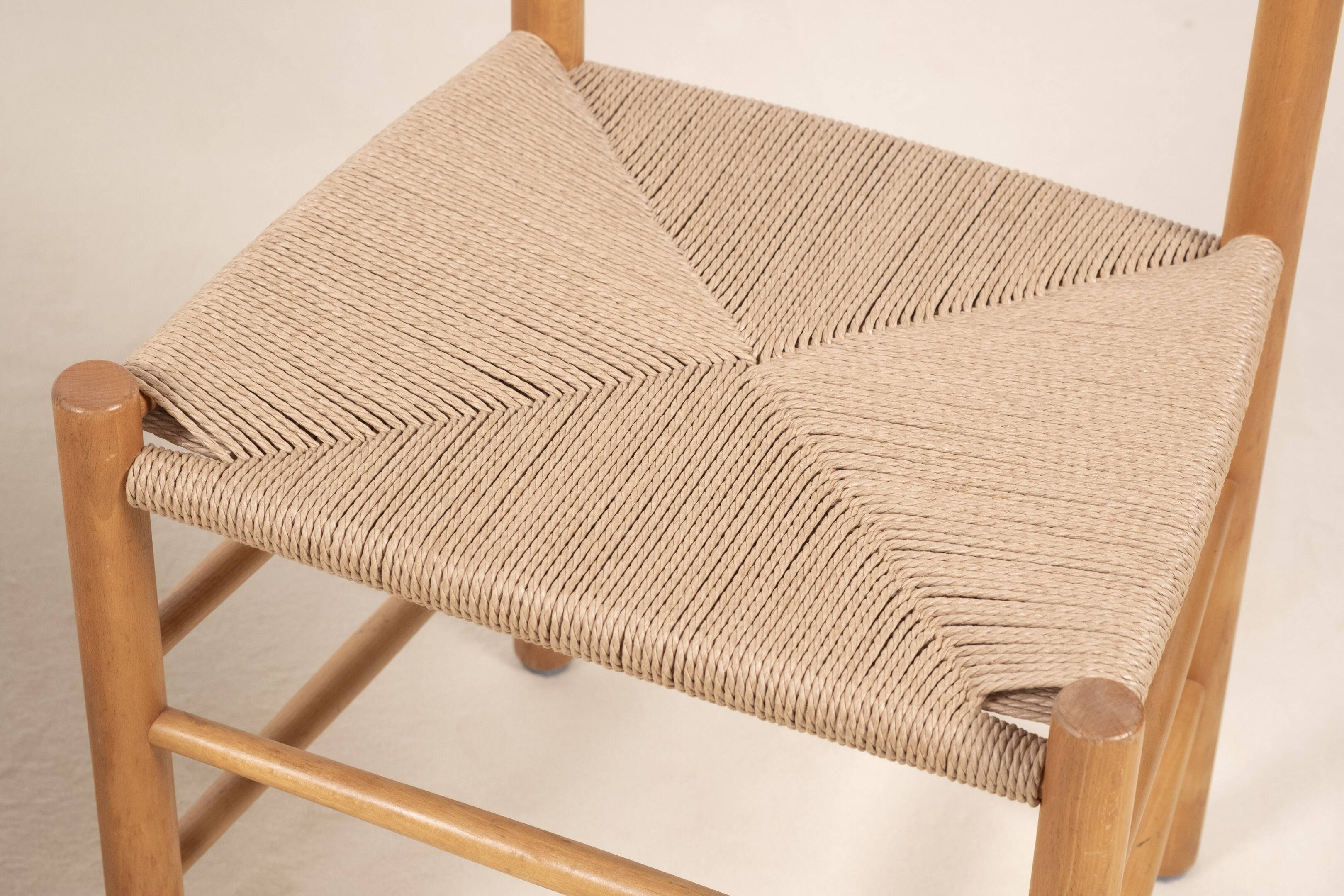 2x Børge Mogensen J39 People's Chair in Beech, 1970s Denmark