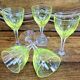 Service de 5 verres à vin aperitif en ouraline