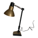 Lampe vintage 1950 industrielle Super Chrome champagne - 55 cm