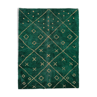 Modern Moroccan carpet green contemporary art 300x370cm