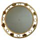 Round sun mirror from the 1960s Italy.
