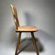 4 chaises de ferme brutalistes scandinaves