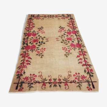 Anatolian carpets ancient artisanal floral 250x142cm