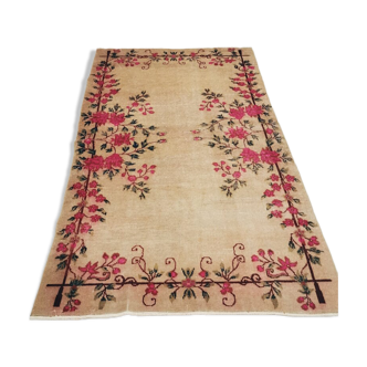 Anatolian carpets ancient artisanal floral 250x142cm