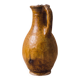 Glazed terracotta jug, rolled rim