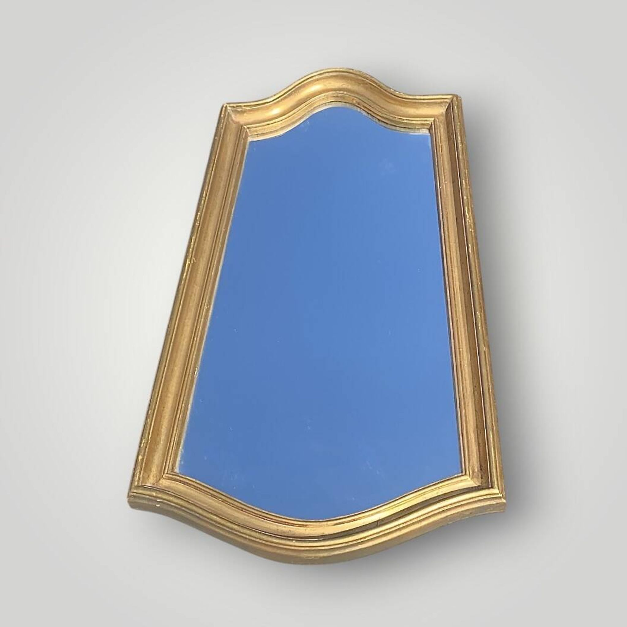 Large antique wall mirror in gilded resin – Louis XV style – 1960s