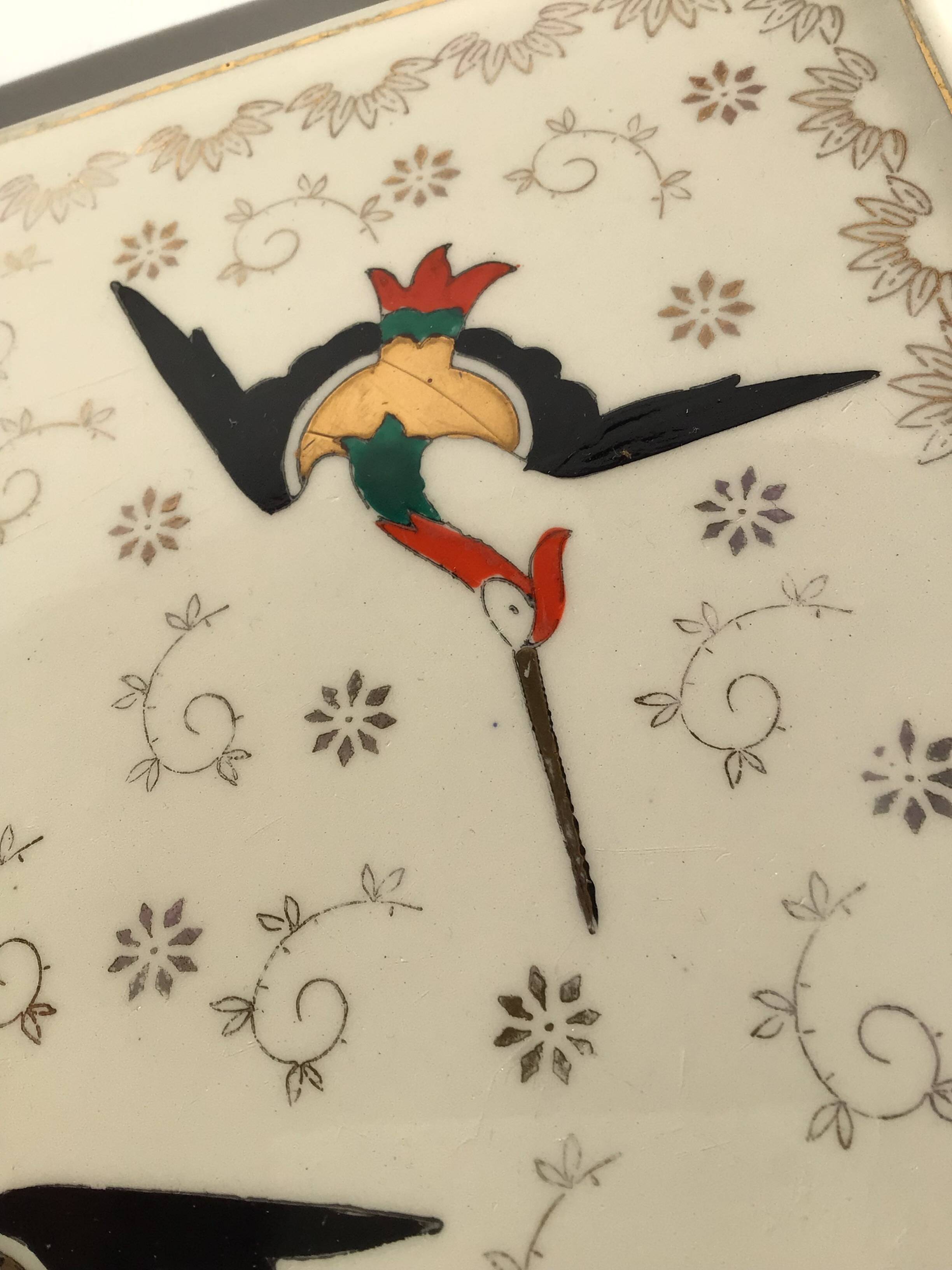 Longwy Chypre cream trivets and bottles