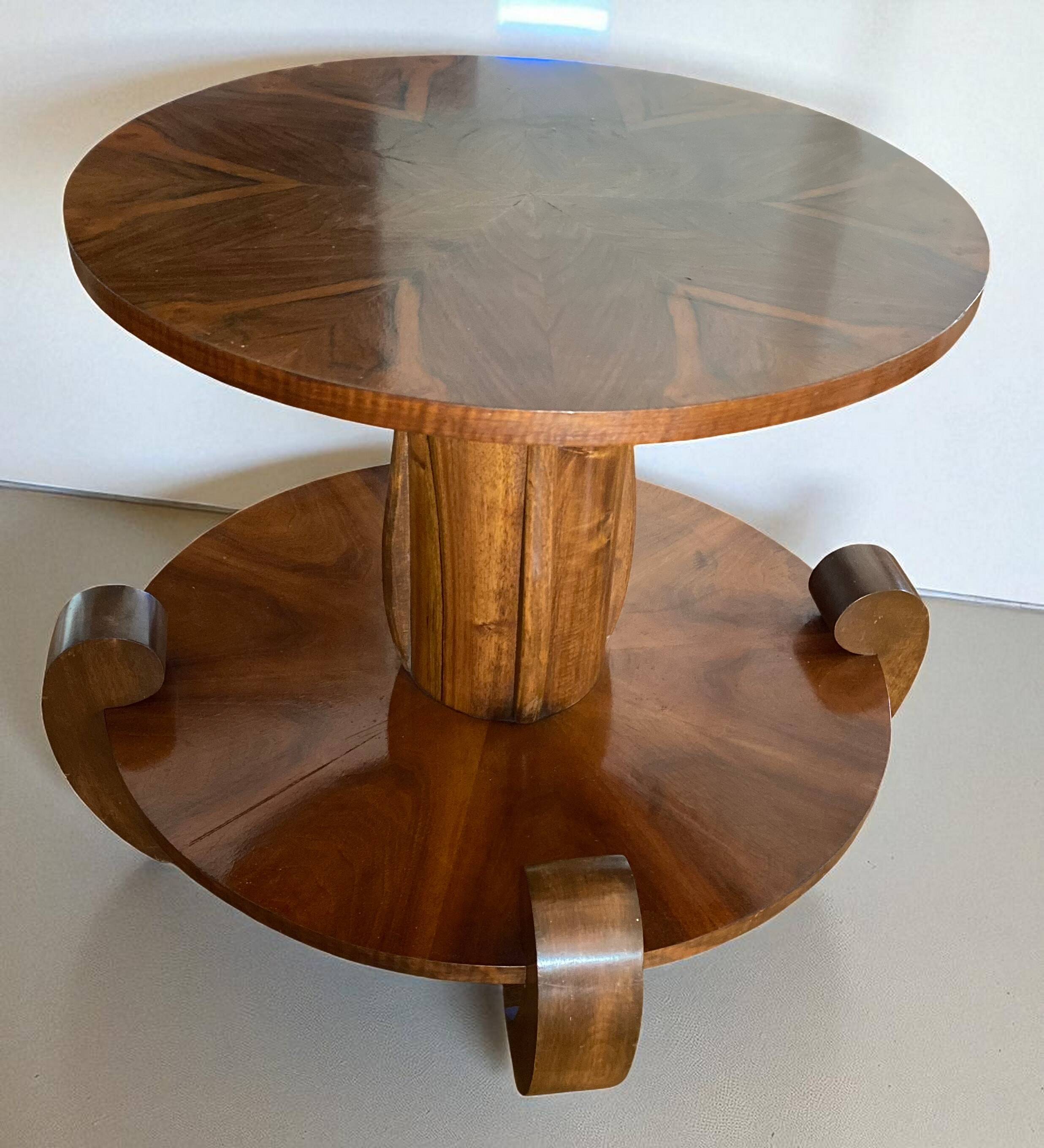 Rare: Art Deco colonial coffee table/side table