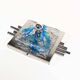 Stunning XXL Chrome and murano glass wall light by AV Mazzega