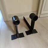 Andiron log door design French work