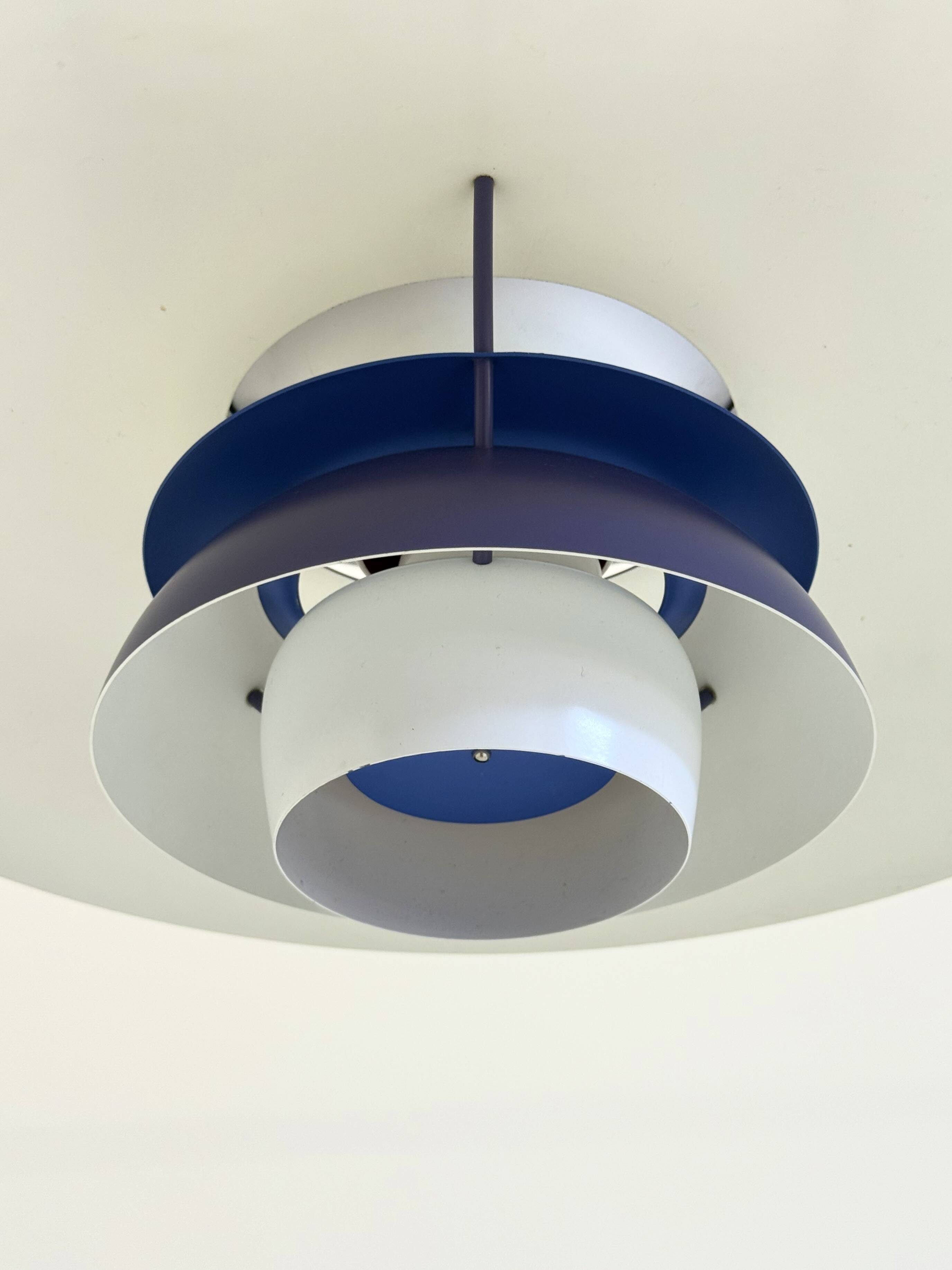 PH5 pendant lamp purple by Poul Henningsen for Louis Poulsen