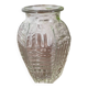 Petit vase à bulbe en verre années 70