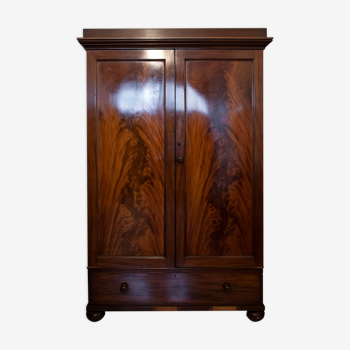 Mahogany closet