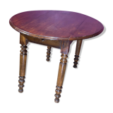 Old oval table with 2 swings