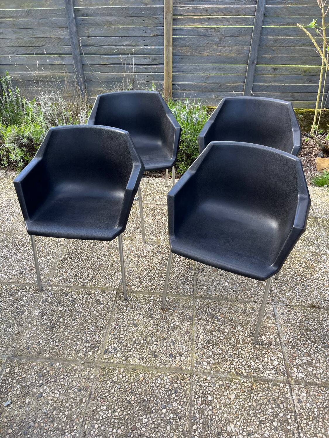 Set of 4 "Golf" armchairs