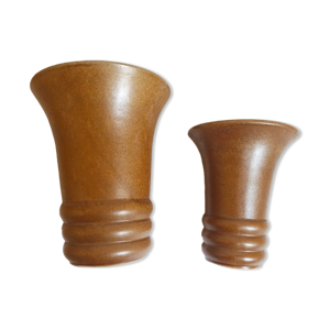 paire de vases grès