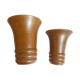 Pair of sandstone vases 60s