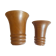 Pair of sandstone vases 60s